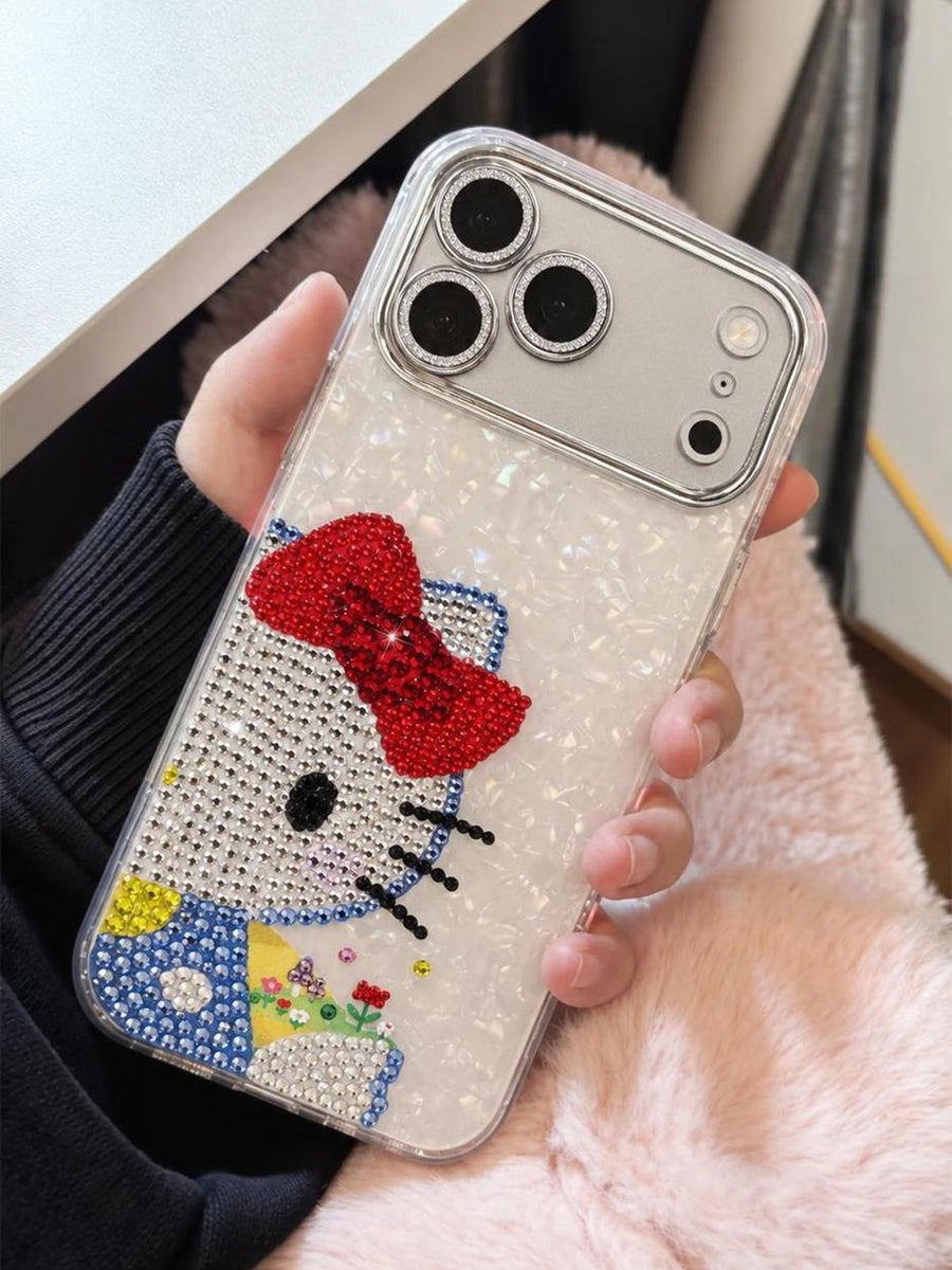 Rhinestone phone case lifestyle photo