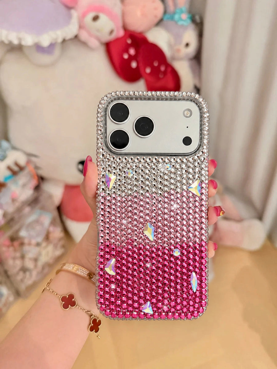 Rhinestone phone case lifestyle photo