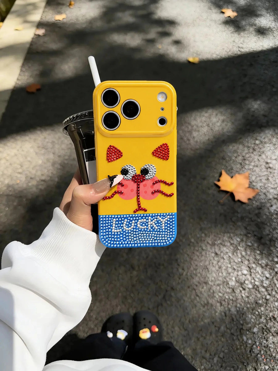 Rhinestone phone case lifestyle photo