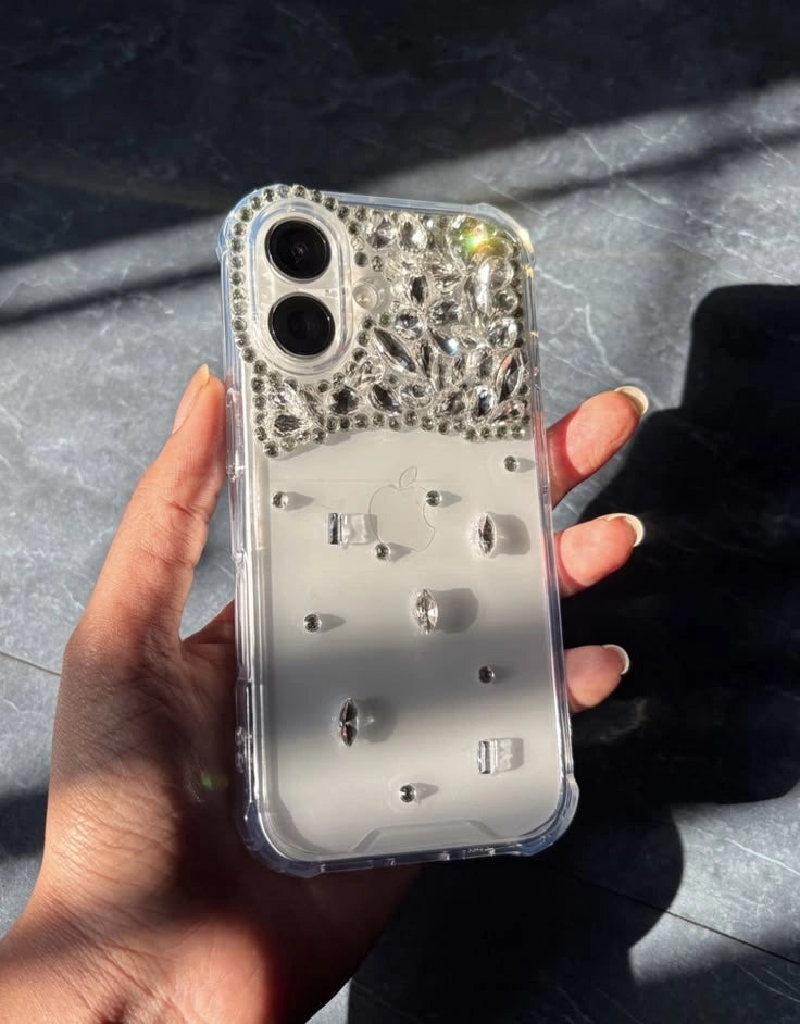 Rhinestone phone case lifestyle photo
