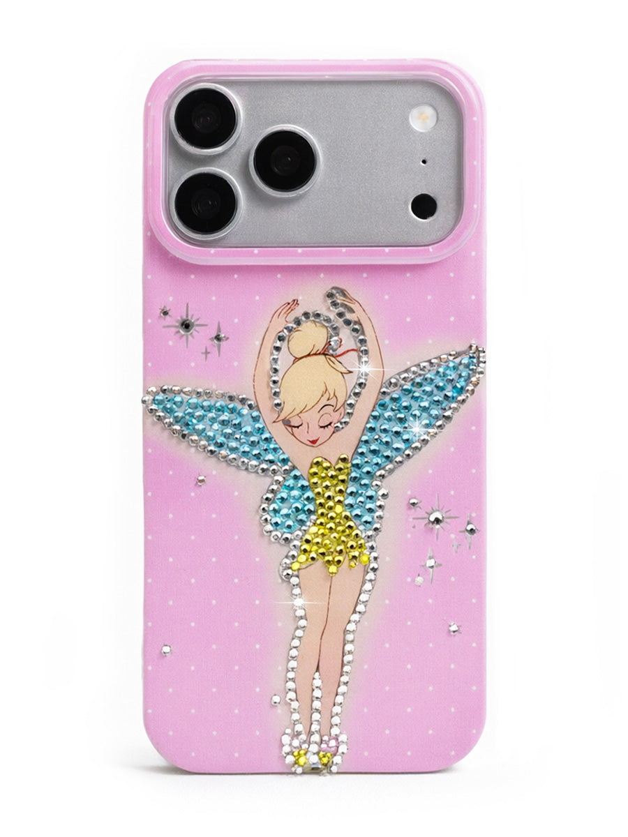 Pink Fairy Rhinestone Phone Case