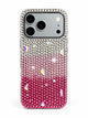 Pink Gradient Rhinestone Phone Case
