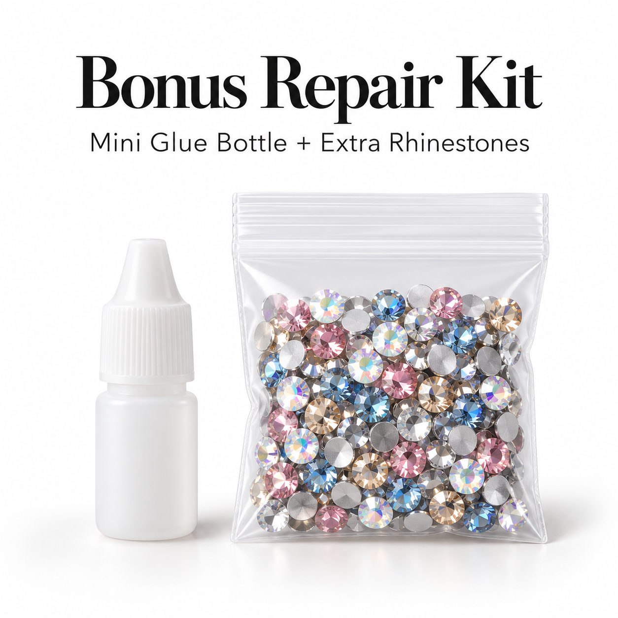 Complimentary Rhinestone Repair Kit